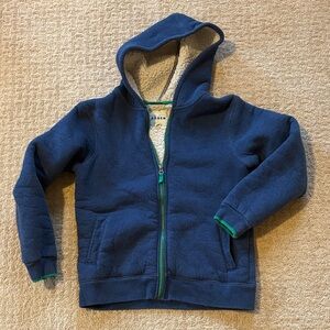 Euc Boden cozy Blue Kids Hoodie, size 11-12